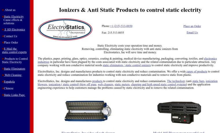 ElectroStatics, Inc.