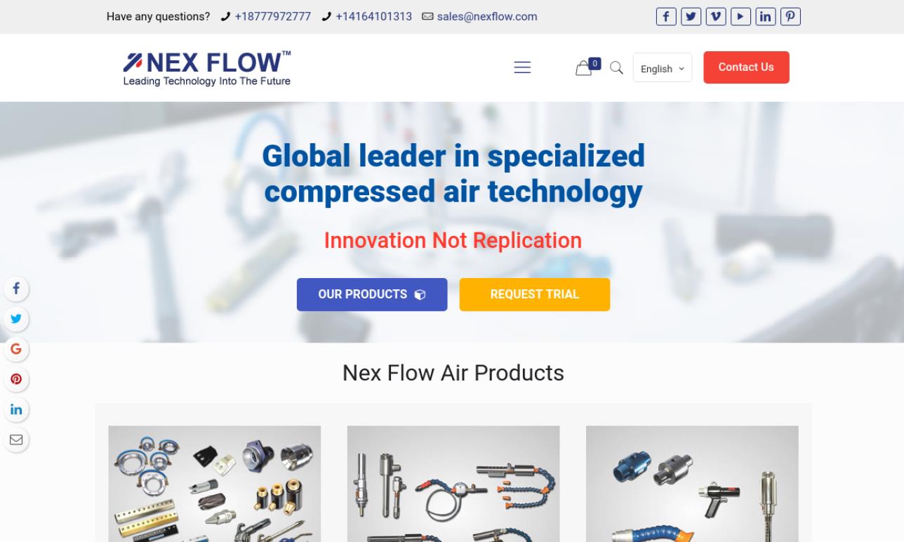 Nex Flow™ Air Products Corp.