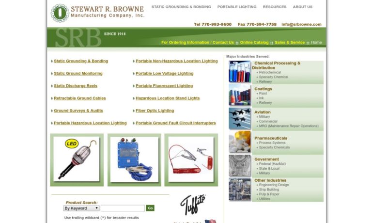 Stewart R. Browne Manufacturing Company, Inc.